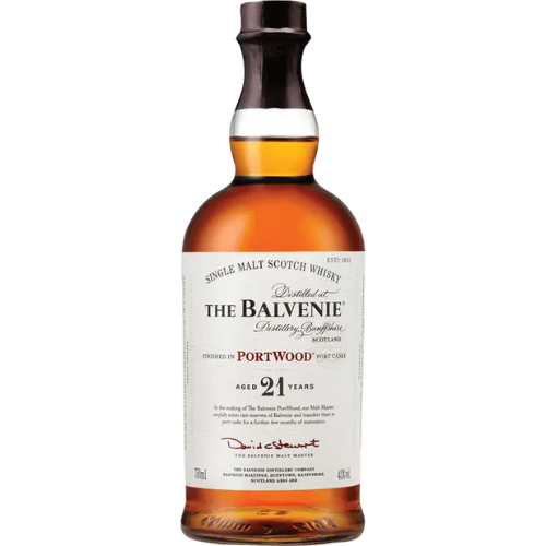 The Balvenie 21 Year Old Portwood Single Malt Scotch Whisky 750ml