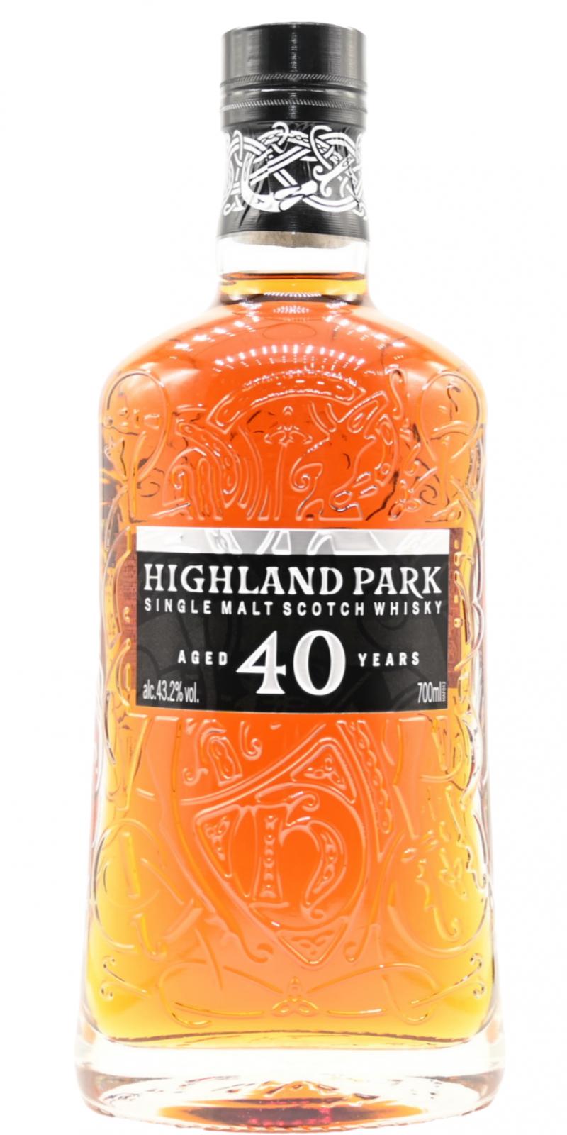 HIGHLAND PARK SINGLE MALT 40 YEAR 2019 ED 750ML