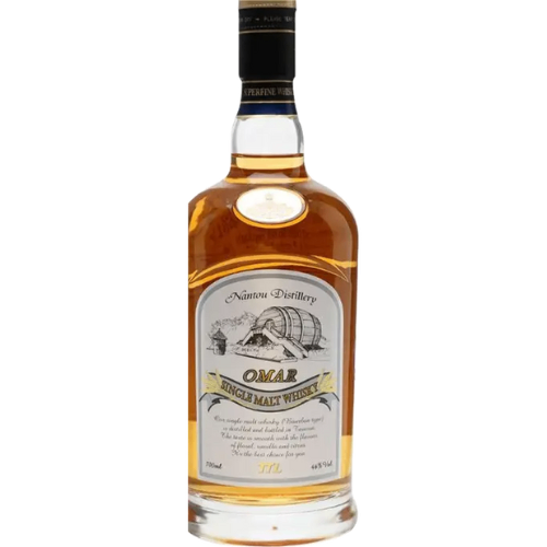 OMAR SINGLE MALT WHISKY BOURBON 750ML